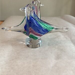 Colorful Glass Art Sculpture